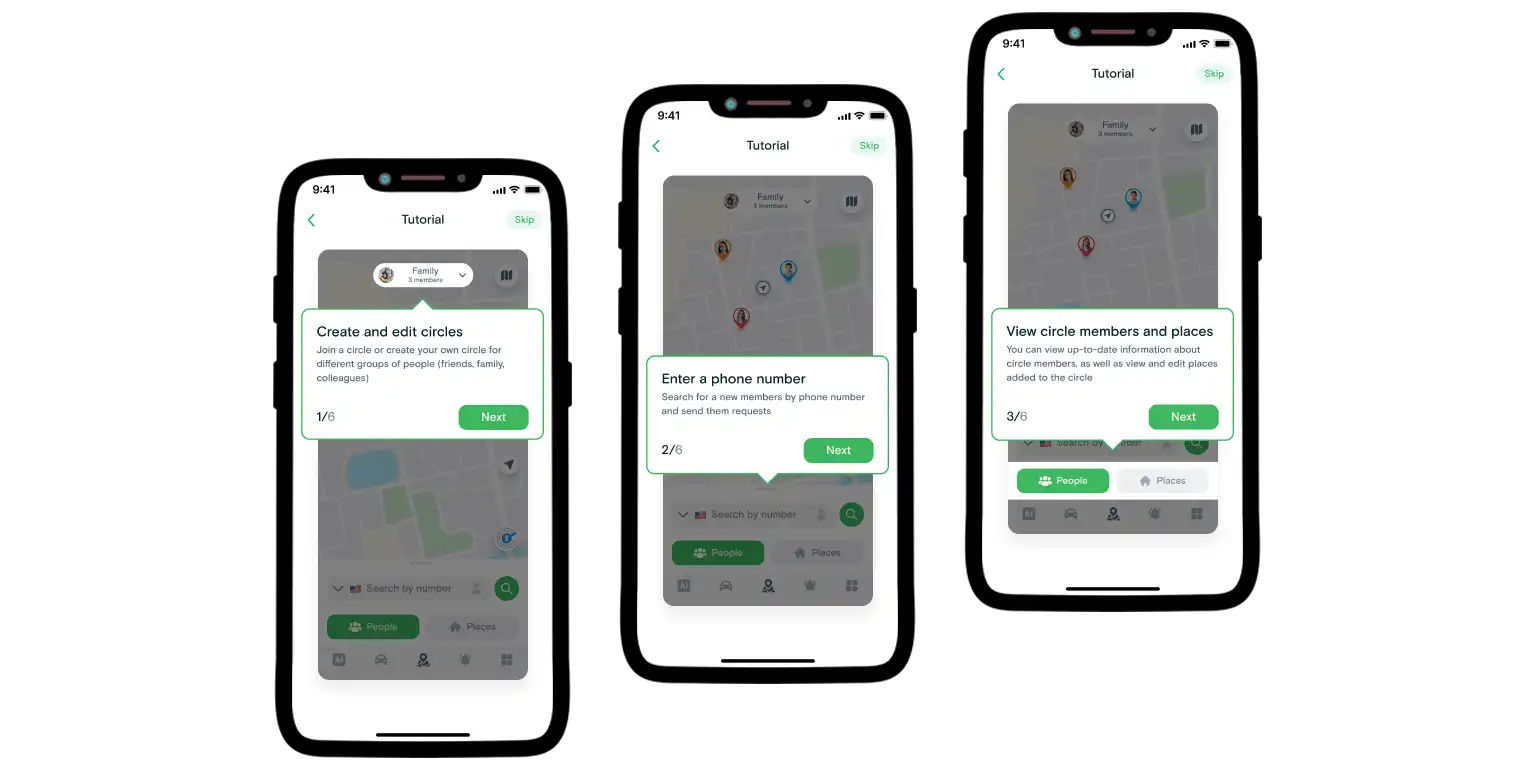 A part of the Number Tracker app interface.